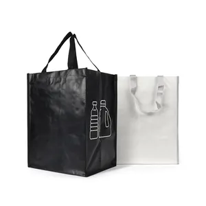 Customized Laminated PP Woven Shopping Bag With Handle Premium Eco-Friendly Product