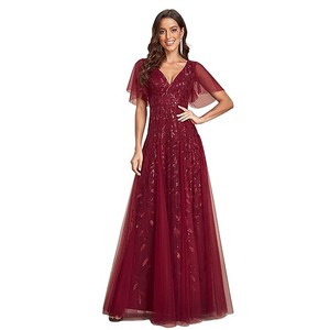 Robe de mariée élégante noire longue en sequins brodés et robes de mère de la mariée, style sirène/<span class=keywords><strong>trompette</strong></span> classique, grandes tailles, vente en gros - Product Image 6