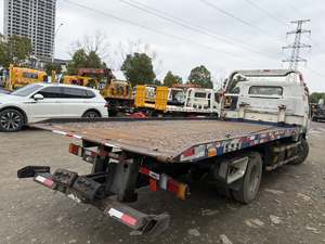 Camion de <span class=keywords><strong>remorquage</strong></span> à plateau plat <span class=keywords><strong>d</strong></span>'occasion de 5,6 m, empattement de 3,8 m, moteur diesel Chaochai 4102, 6 tonnes, véhicule de secours routier - Product Image 4