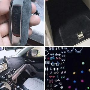 Rouleau de cuir synthétique auto-adhésif en PVC velours suédé de haute qualité 0,8 mm, imitation cuir, pour réparation d'intérieur de voiture - Product Image 6