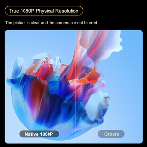 Cho X3 1700 ANSI/1000 cvia lumens LCD 4K native1080p Android chiếu LED Wifi 6 BT xách tay tự động lấy nét 2x5W - Product Image 2