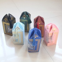 Moslim handgemaakte bloemrijke gebedsmat gebedskralen elegante ovale geschenkdoos Janamaz Sajadah zachte islamitische geschenkenset