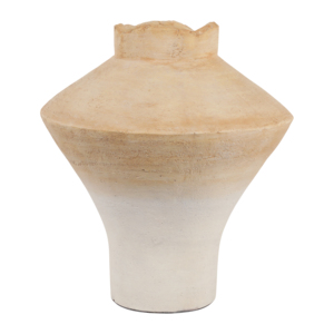 Vaso in terracotta a forma di campana contemporaneo per l'arredamento del soggiorno, da tavolo o per l'ufficio, complemento d'arredo transizionale - Product Image 3
