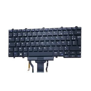 New Laptop FR <b>Keyboard</b> for Dell Latitude E5450 E5470 E7450 E7470 Black with Backlit - Product Image 1