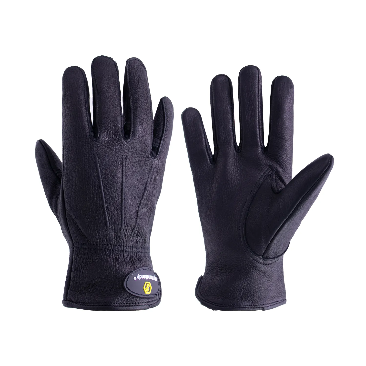 HANDLANDY Hand Protection Driver Outdoor Electrical Machine Safety Work Out Mechanical Gloves Factory Direct Buyers Deerskin
