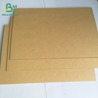 Grey Paperboard Laminated With Brown Kraft Paper 1.2mm Thickness