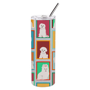 Vaso delgado de acero inoxidable estilo maltese, en varios tamaños - Product Image 2