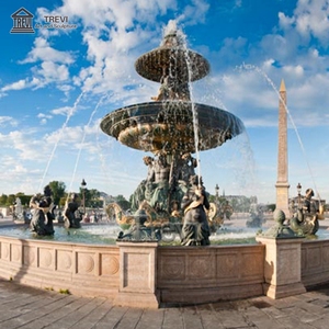 <span class=keywords><strong>Paris</strong></span> Grand Place Out Porte Chérubin Poinséidon Sirène Piscine Sculpture Statue Bronze Jardin Fontaines - Product Image 6