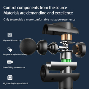 Percussion Rohs leistungsstarke Hand-Speed-Pistole Massagegerät Massagepistole Pistolet De Impulse <span class=keywords><strong>Massage</strong></span> Vibration Muskelschlag-Massagegerät - Product Image 3