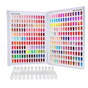 300 pièces vernis à ongles Gel nuancier affichage livre <span class=keywords><strong>papier</strong></span> pour peinture à ongles pratique conception <span class=keywords><strong>faux</strong></span> conseils ongles échantillon nuancier - Product Image 1