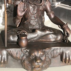 Estatuas <span class=keywords><strong>de</strong></span> Dioses Hindúes Religiosos Personalizadas, Estatua <span class=keywords><strong>de</strong></span> Bronce del <span class=keywords><strong>Dios</strong></span> Shiva, Escultura del <span class=keywords><strong>Dios</strong></span> Indio <span class=keywords><strong>de</strong></span> <span class=keywords><strong>la</strong></span> Destrucción - Product Image 4