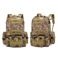 Mochila de Senderismo al Aire Libre al por Mayor, Sistema MOLLE, Impermeable, Mochila de Trekking de Gran Capacidad, Bolsa de Viaje para Campamento