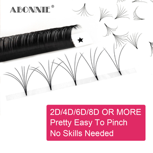 Abonnie Easy Fan Lashes <span class=keywords><strong>Mega</strong></span> <span class=keywords><strong>Volume</strong></span> Extensions de <span class=keywords><strong>cils</strong></span> Extensions de <span class=keywords><strong>cils</strong></span> auto-ventilés <span class=keywords><strong>Volume</strong></span> Extensions de <span class=keywords><strong>cils</strong></span> Cil 2 Emballé dans une boîte - Product Image 6