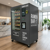 Distributeurs automatiques de ramen à l'eau chaude XG, distributeurs automatiques de nouilles instantanées, prise en charge de tous les systèmes de paiement