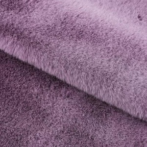 165Cm * 500G/M 300gsm <span class=keywords><strong>6Mm</strong></span> Nhà Dệt Thỏ Giả Sang Trọng Siêu Nhẹ Nhàng May Mặc Thảm Lông Thú Vải - Product Image 2