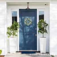 Guirlande artificielle d'eucalyptus pour porte d'entrée, fausse verdure suspendue pour mur, fenêtre, décoration de maison, mariage, vente en gros