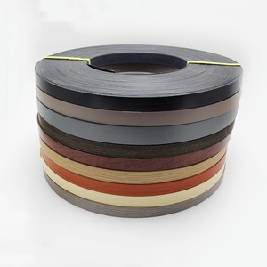 GQK <b>PVC</b> Door Edge Wood Grain Edge Banding Water Resistant Customized Width for Furniture Applications Good Product Wholesale - Product Image 3