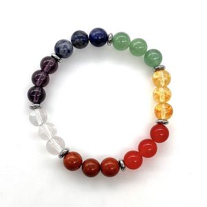 Natural Stone Bracelet Colorful Glass Beaded Heart Chakra <b>Love</b> Top-rated Factory Direct Wholesale Discount - Product Image 5