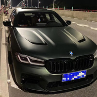 Nouveau capot en fibre de carbone noir style CS pour F90 M5 Série 5 G30, capot moteur avec ajustement parfait