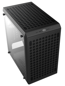 <span class=keywords><strong>Q300L</strong></span> V2 MicroATX迷你塔式电脑机箱铝合金游戏风格带电源USB前端口风扇冷却电脑材料 - Product Image 4