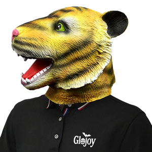 Máscara de Látex Realista de Tigre, Accesorio de Disfraz de Animal para Halloween, Fiestas de Disfraces, Carnavales y Eventos - Product Image 3