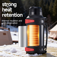 Termo de Acero Inoxidable de Doble Pared con Aislamiento al Vacío de 1000 ml, Aislamiento de Más de 24 Horas, Libre de BPA, Ecológico, para Todas las Ocasiones