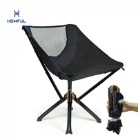 Fournisseurs d'Asie du Sud-Est HOMFUL Chaise pliante Oxford en aluminium léger et personnalisé Chaise de pêche à ouverture rapide Chaise de camping