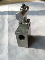 Vanne d'arrêt hydraulique en acier allié 3/8 NPT, 70 MPa, haute pression, régulation de débit, vanne de retenue pour outils hydrauliques industriels