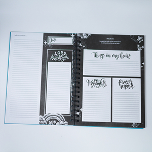 Diario <span class=keywords><strong>de</strong></span> Oración Personalizado con Espiral para Adolescentes, Diario Guiado, Cuaderno Devocional - Product Image 3