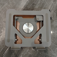 Support pour ordinateur portable avec support pour téléphone, rotation à 360 degrés, inclinaison à 180 degrés °   Base inclinable en MDF réglable en hauteur 35-138 mm pour la maison, le bureau, directement de l'usine