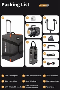 Luz de video LED SOONWELL G900 2600K-6000K para fotografía, iluminación impermeable IP54 para entrevistas - Product Image 6