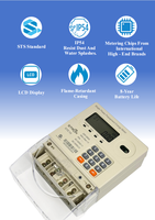 Meter Listrik Prabayar Satu Fasa Stron STE18-B STS Smart dengan Layar LCD Keypad, LoRa/RF, Tahan Air IP54, Akurasi Kelas 1