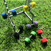 Bricolage rapide Multi poids Fitness Velety concepteur personnalisé 3D llaveros équipement de Fitness en peluche haltère porte-clés