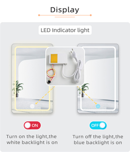 Shinechip 12V สมาร์ทสวิตช์เหนี่ยวนำสีเดียวกระจกหรี่ไฟในห้องน้ำเซ็นเซอร์สัมผัสปุ่มเปิด/ปิดหนึ่งปุ่ม - Product Image 6