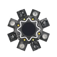 Projecteurs mobiles multi-effets MOKE 150W DMX512, éclairage laser, lumières de fête, éclairage DJ professionnel