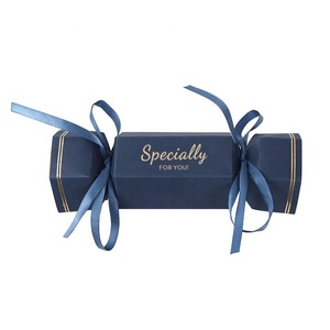 Cajas de regalo de lujo para fiestas y bodas a precio de fábrica, elegantes cajas de papel para dulces con cinta impresa con su propio logotipo - Product Image 2