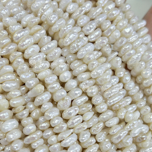 Perlas Sueltas Barrocas Blancas de Agua Dulce Naturales en Oferta de Muses Jewels, de 4 mm a 4.5 mm, para Joyería, Pulseras y Collares - Product Image 2