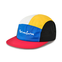 Gorras de Camping de Nailon de Alta Calidad con 5 Paneles y Logotipo Personalizado OEM, Coloridas, para Jóvenes, para Correr al Aire Libre