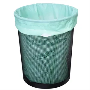 Bolsa de basura biodegradable para el hogar, bolsa de basura ecológica, EN13432 OK, venta al por mayor