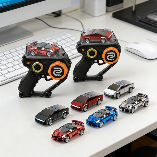 New Hot Selling 2.4G RC Toy Car Desktop MINI RC Car 1/64 High Speed Mini Remote Control Car