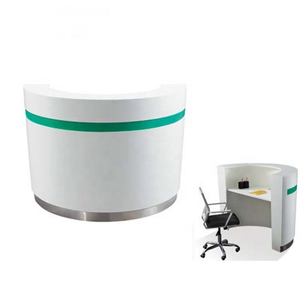 Sinonis Classic Reception <b>Desk</b> for Beauty Salon Hot Sale Wholesale L Shaped Furniture Made of <b>Wood</b> - Product Image 5