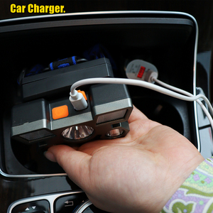 RTS AT Băng Đô LED Mỏ Xoay 90 Độ Mới Đèn Pha Đèn Pha Chạy Ban Đêm Chống Nước Sạc Được Đèn Pin - Product Image 6