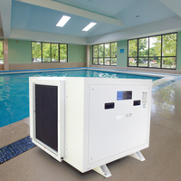Déshumidificateur central à conduit métallique monté au plafond pour piscine intérieure avec système d'auto-contrôle