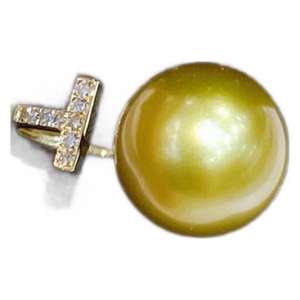 Bague en argent pur 925 de qualité supérieure, perle naturelle ronde de 11-12 mm, or thé, bijoux fins, vente en gros du fabricant - Product Image 5