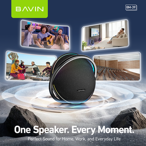 BAVIN Venta al por Mayor TOP BM39 Altavoz Inalámbrico Bt 5.3 con <span class=keywords><strong>Subwoofer</strong></span> <span class=keywords><strong>Activo</strong></span> de Súper Bajos y <span class=keywords><strong>Calidad</strong></span> de Sonido Hi-Fi - Product Image 4