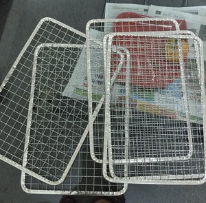 Grille de cuisson pour barbecue en acier galvanisé, revêtement zinc, pour barbecue au charbon de bois - Product Image 4