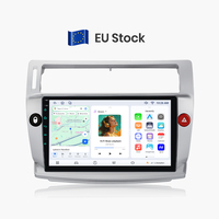 Radio para Auto Junsun con Carplay Inalámbrico para Citroen C4 C-Quatre C-Triomphe 2004-2009, Sistema de Navegación GPS Android, Reproductor Multimedia