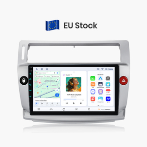 Junsun Wireless Carplay Car Radio for Citroen C4 C-Quatre C-Triomphe 2004-2009 Android <b>GPS</b> <b>Navigation</b> System Multimedia Player - Product Image 1