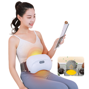 เข็มขัดนวดไฟฟ้าแบบ<span class=keywords><strong>นวด</strong></span>คลึง บรรเทาอาการปวด พร้อมลูกกลิ้งหยก เครื่องนวดหน้าท้องแบบสั่น - Product Image 2