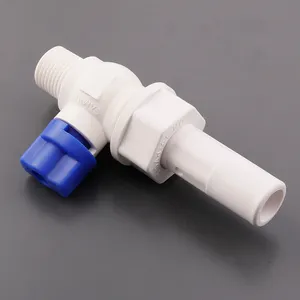 SAM-UK factory pvc thermoplastic corporation 2 inch plastic ball valves with lock with male thread valve
